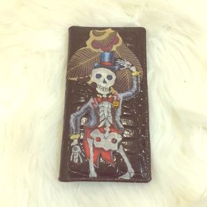 Genuine Leather Skeleton Wallet